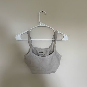 Garage waffle knit tank top